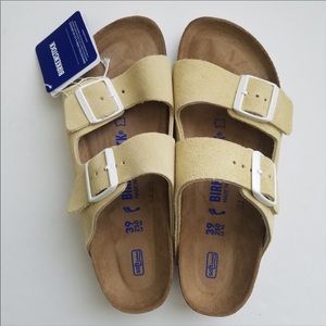 Yellow/Vanilla Birkenstock’s • Size 38 Narrow